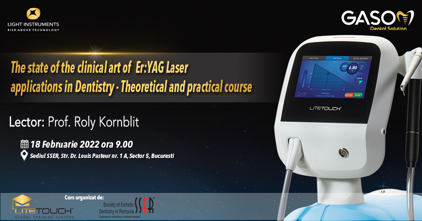 The state of the art of Er:YAG Laser applications in Dentistry – Theoretical an practical course