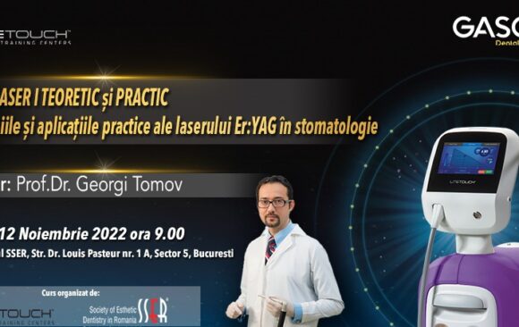 Laserul LiteTouch™ Er:YAG aplicații în stomatologia de zi cu zi Curs – Teorie si practica