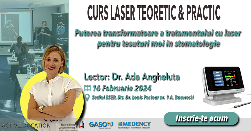 CURS TEORETIC SI PRACTIC Puterea transformatoare a tratamentului cu laser pentru tesuturi moi in stomatologie